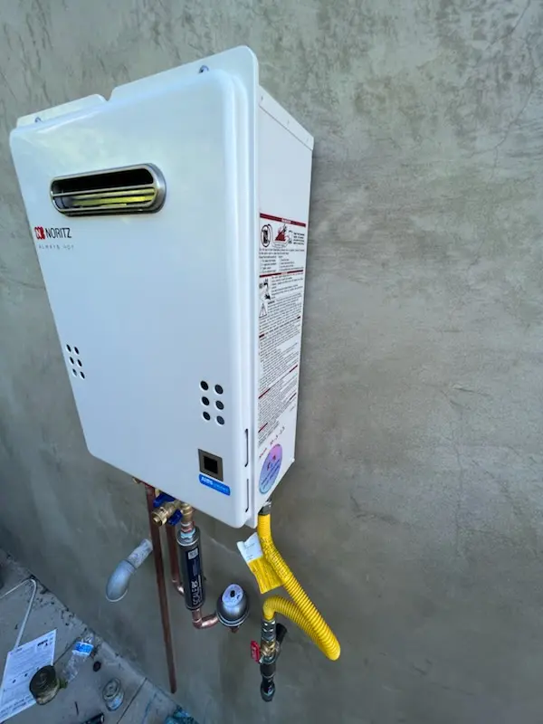 Tankless water heater installation for Artesia homes